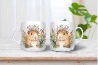 capybara - vízidisznó mintás bögre 11