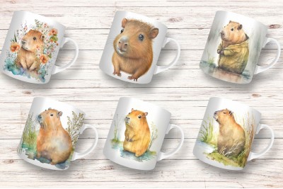 Capybara - vízidisznó bögrék