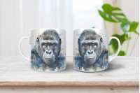 gorilla mintás bögre 10
