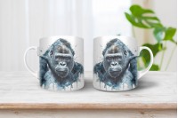 gorilla mintás bögre 11