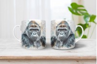 gorilla mintás bögre 13