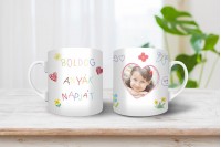 anyák napi gyerekrajzos, fényképes bögre 4