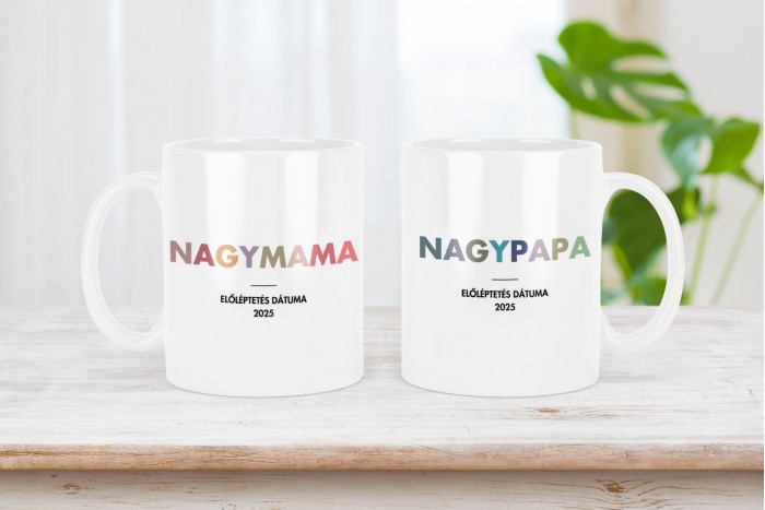 bababejelentő bögre nagyszülőknek 2