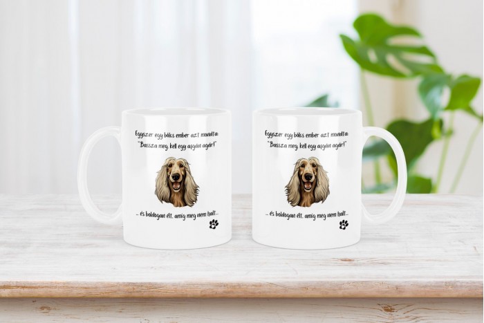 vicces afgán agár bögre 2