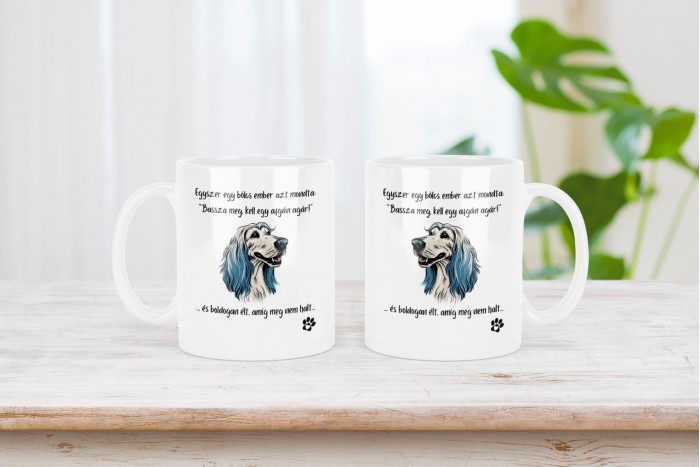 vicces afgán agár bögre 2