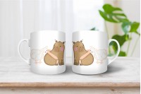 capybara mintás bögre 7