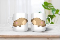 capybara mintás bögre 4