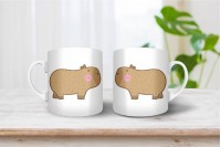 capybara mintás bögre 7