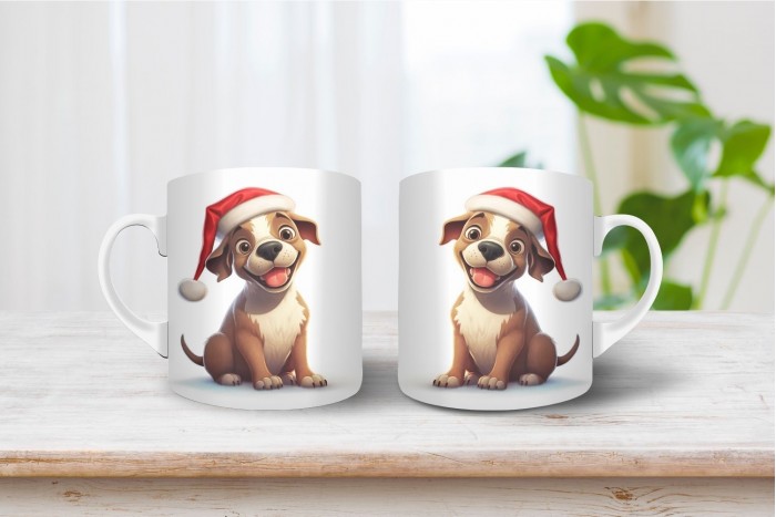 Amerikai pittbul mintás karácsonyi bögre amerikai pittbul mintás karácsonyi bögre 2