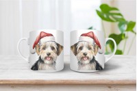 biewer terrier mintás karácsonyi bögre 11