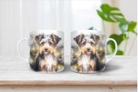 biewer terrier mintás karácsonyi bögre 12