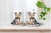 biewer terrier mintás karácsonyi bögre 7