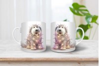 bobtail mintás karácsonyi bögre 8