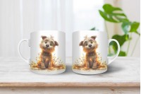 cairn terrier mintás bögre 20