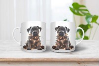 cane corso mintás karácsonyi bögre 4