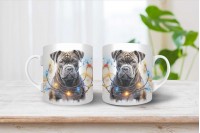 cane corso mintás karácsonyi bögre 7