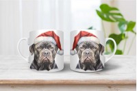cane corso mintás karácsonyi bögre 12