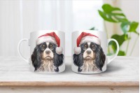 cavalier king charles spániel mintás karácsonyi bögre 6