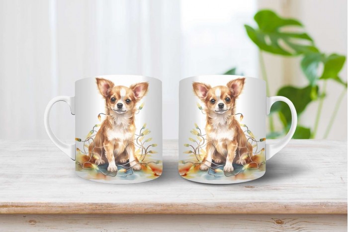 csivava mintás karácsonyi bögre 2