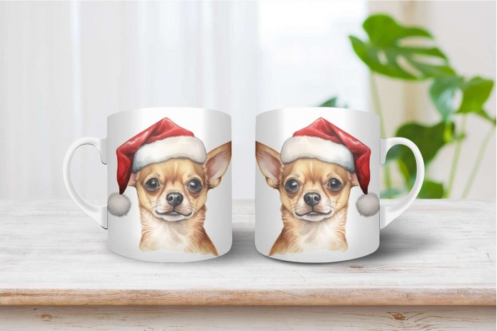 csivava mintás karácsonyi bögre 2