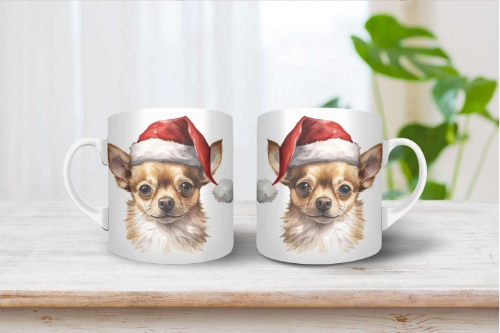 csivava mintás karácsonyi bögre 2