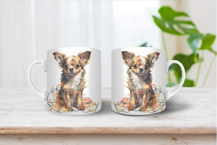 csivava mintás karácsonyi bögre 2