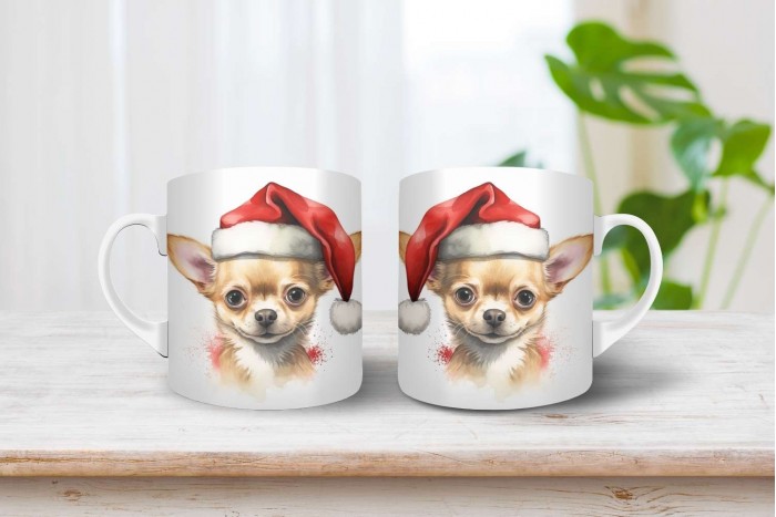 csivava mintás karácsonyi bögre 2