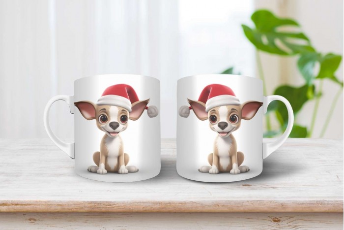 csivava mintás karácsonyi bögre 2