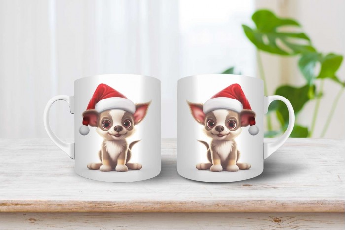 csivava mintás karácsonyi bögre 2