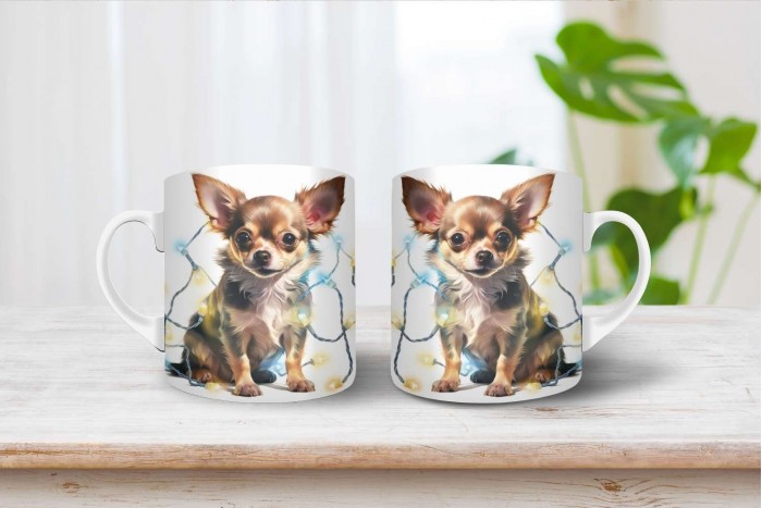 csivava mintás karácsonyi bögre 2