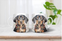 erdélyi kopó mintás karácsonyi bögre 5