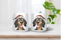 erdélyi kopó mintás karácsonyi bögre 7