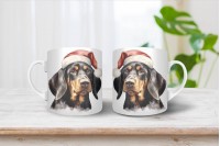 erdélyi kopó mintás karácsonyi bögre 11