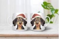 erdélyi kopó mintás karácsonyi bögre 16