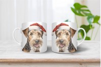 foxterrier mintás karácsonyi bögre 18