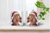 ír szetter mintás karácsonyi bögre 13