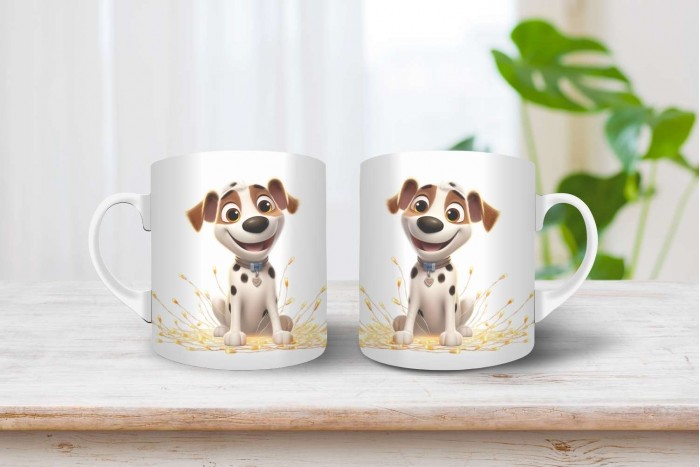 jack russel terrier mintás karácsonyi bögre 2