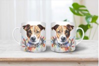 jack russel terrier mintás karácsonyi bögre 4