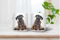 labrador mintás karácsonyi bögre 21