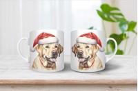 labrador mintás karácsonyi bögre 4