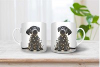 labrador mintás karácsonyi bögre 23