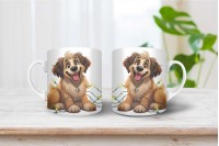 labrador mintás karácsonyi bögre 29