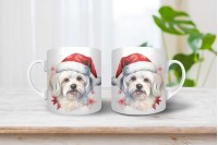 máltai selyemkutya mintás bögre 24