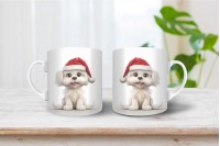 máltai selyemkutya mintás bögre 15