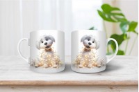 máltai selyemkutya mintás bögre 20