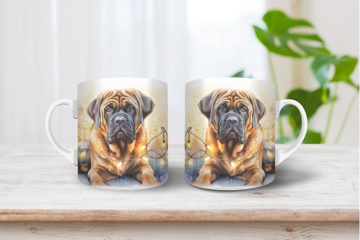 masztif mintás karácsonyi bögre 2