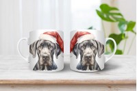 német dog mintás karácsonyi bögre 7