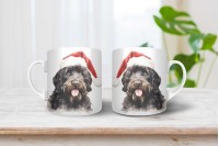 orosz terrier mintás karácsonyi bögre 20