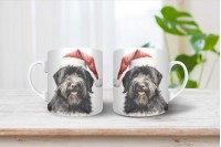 orosz terrier mintás karácsonyi bögre 12