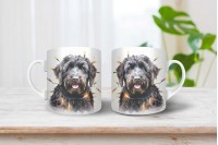 orosz terrier mintás karácsonyi bögre 14